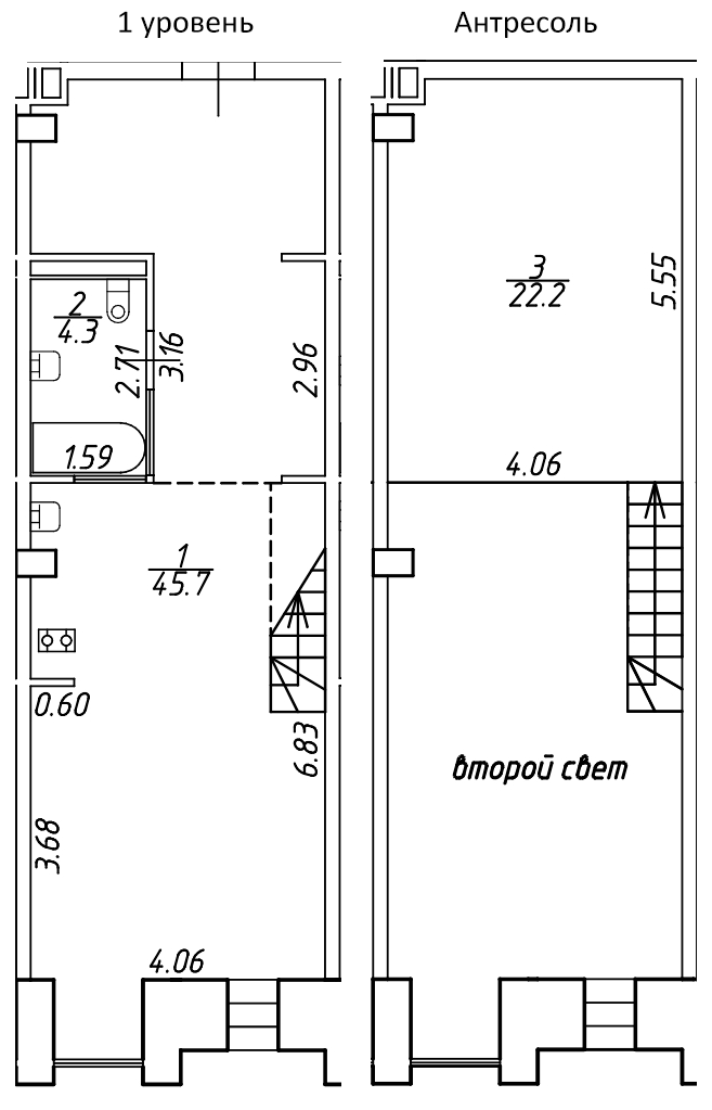 Квартира студия 72.2 м², 3/6 эт., ЖК «Serebro by Avenue-apart»